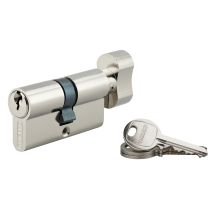 Cylindre 5 goupilles SA à bouton 30x30mm 3 clés