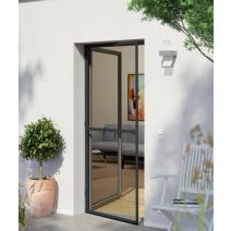 Moustiquaire Porte battante L1xH2,10m Anthracite