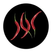 Dessous de plat piments 20cm