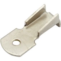 Taquets pour crémaillère nickelés x12