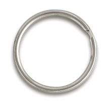 4 anneaux brisés acier nickelé ø int. 22mm