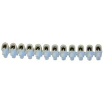 Barrettes de connexion 10mm² blanc