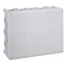 Boîte de dérivation rectangulaire 10 entrées plexo 310x240mm