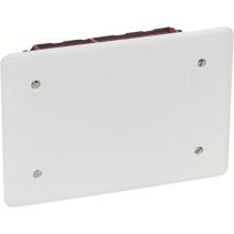 Boîte de dérivation à encastrer pour mur plein 165x115x40mm