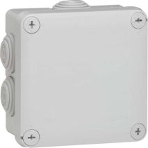 Boîte de dérivation étanche carrée 7 entrées IP55 Plexo 105x