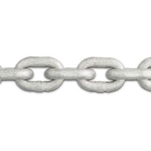 Chaîne soudée acier galvanisé à chaud Ø 6mm résistance 350kg (vendu au mètre) - CHAPUIS