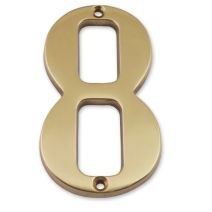 Chiffre laiton massif 8 hauteur 97mm