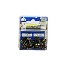 Clous tapissier nickelé 9mm - 30 pièces