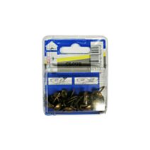 Clous tapissier bronze vieilli 9mm - 32 pièces