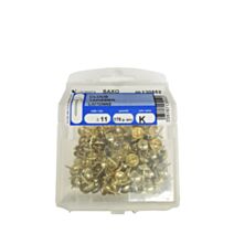 Clous tapissier laiton 11mm - 175 pièces
