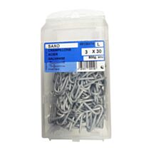 Crampillons acier galvanisé 3x30mm 800g