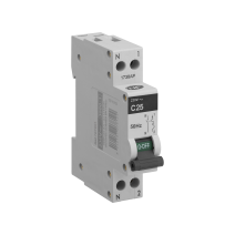 Disjoncteur phase + neutre 25 ampères blanc - DEBFLEX