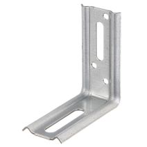 Equerre nervuré galvanisé 90° 70x70x30 mm