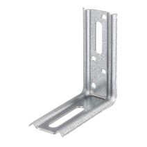 Equerre nervuré galvanisé 90° 80x70x30 mm