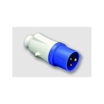 Fiche mâle 10/16A 2P+T 230 V - ELECTRALINE