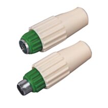 Fiches coaxiales Mâle et Femelle ø9 mm 932 et 933SP - OPTEX