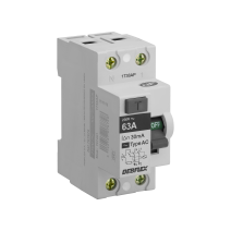 Interrupteur différentiel 63 ampères type AC blanc - DEBFLEX