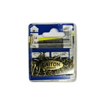 Pointes tête ronde laiton 14x1,5mm 35g