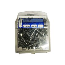 Pointes torsadées tête plate acier 2,2x40mm 700g