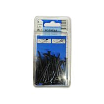 Pointes béton tête ronde acier trempé L.40 ø2,5mm