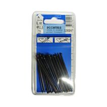 Pointes béton tête homme acier trempé L60 ø2,5mm