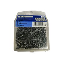 Pointes tête plate acier 1,5x25mm 400g