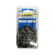 Pointes tête plate acier L27 ø1,5mm