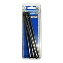 Pointes tête plate acier L160 ø6mm