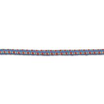 Sandow gaine tressée chiné Ø 8mm résistance 102kg (vendu au mètre) - CHAPUIS 