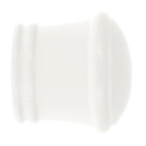 1 embout bois à emboîter Ø35 laqué blanc