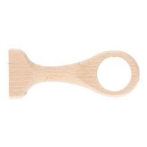 1 support bois monobloc Ø35 115mm brut