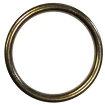 10 anneaux métal Ø42 pour tringle Ø20 effet laiton vieilli MOBOIS