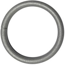 10 anneaux métal Ø42 pour tringle Ø20 poussière d'étoile