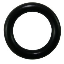 Lot de 10 anneaux en plastique Ø56 pour tringle à rideaux de Ø28 mm noir mat - MOBOIS