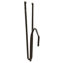 10 agrafes flamandes métal "tringle cachée" 2 branches nickelé - MOBOIS