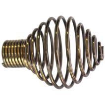 1 embout métal cage Ø20 effet laiton vieilli
