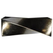1 embout métal cylindre twisté Ø20 effet laiton vieilli