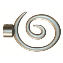1 embout métal escargot Ø20 nickel