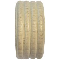 2 embouts bois bouchon strié Ø28 chêne blanchi