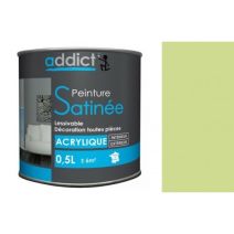 Peinture acrylique satin 0,5L anis