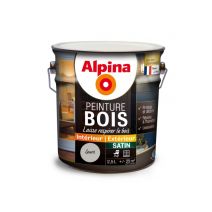 Peinture bois 2,5L souris ALPINA