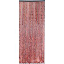 Rideau de porte bâtonnets de bambou et perles