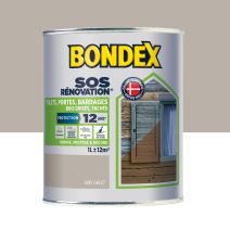 SOS renovation volets bardages gris galet satin 1l BONDEX
