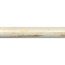 1 tringle métal Ø20 1m50 blanc argenté