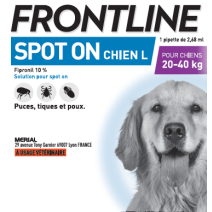 Pipette antiparasitaire spot on chien 20-40kg 1