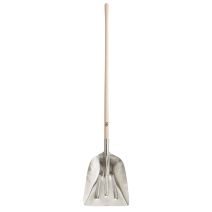 Pelle Aluminium Légère Manche Bois 39x33cm Ep.2mm
