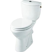 WC surélevé à poser 3/6L + abattant 