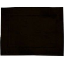 Tapis de bain coton Paradise 50x70cm très absorbant noir - WENKO