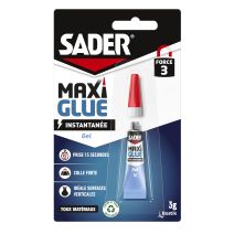Colle cyanoacrylate Maxiglue Gel 3g - SADER