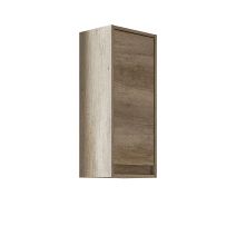 Demi Colonne salle de bain Cotton 30cm décor bois